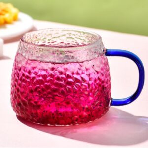 1pc Glass Mug, Luxury Clear Drinking Cup For Home And Office